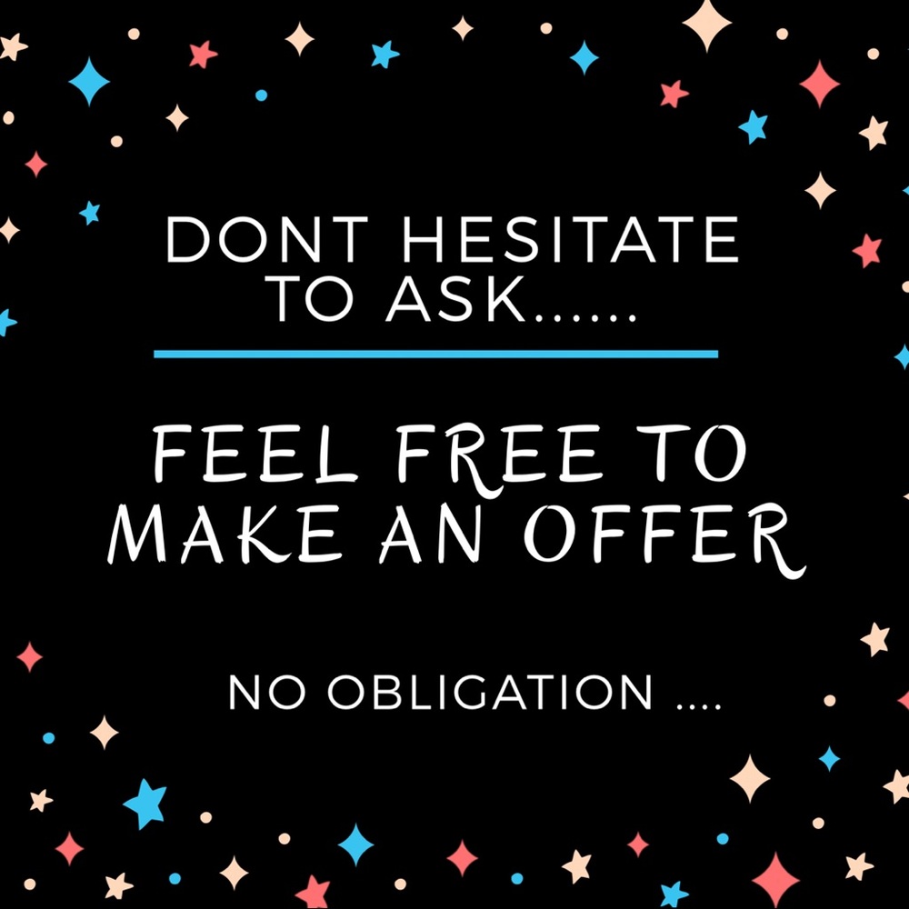 Feel free to make your offer.
